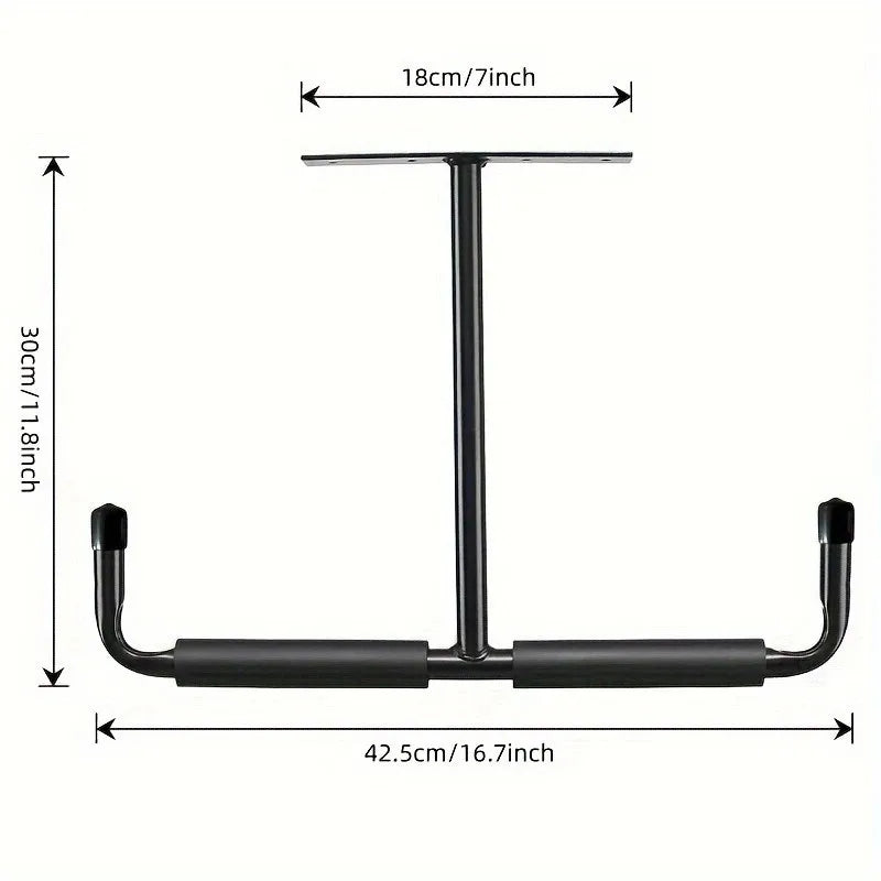 Heavy Duty Metal Garage Storage Hook Rack – Wall & Ceiling Garage Storage Hook PLUSH