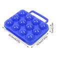 Camping Egg Holder Case – 2/4/6/12 Grid Portable Storage Box Egg Storage Container PLUSH 12 Random color