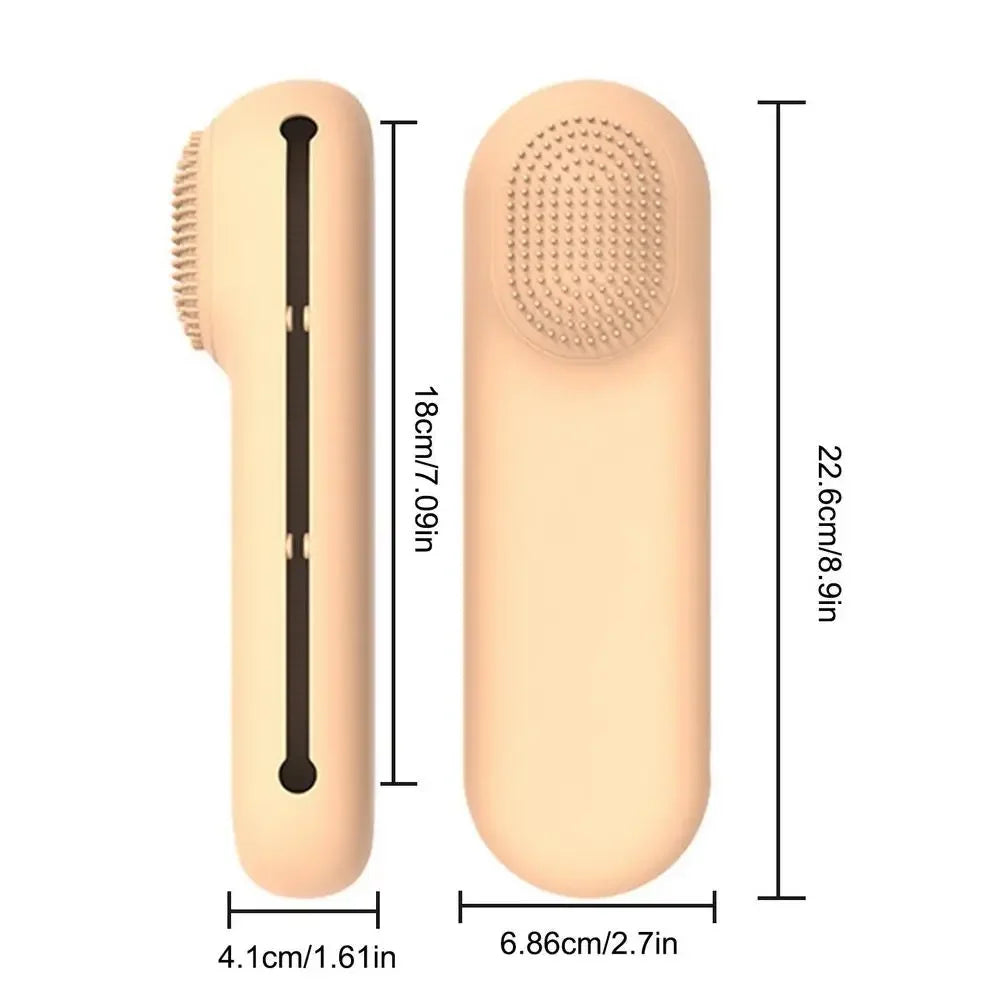 Silicone Magnetic Makeup Brush Holder – Travel Cosmetic Bag Makeup Brush Holder PLUSH Khaki