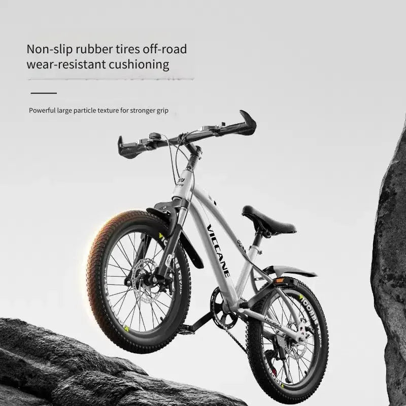 Kids Mountain Bike 18/20/22 Inch Variable Speed Ages 7–13 Kids Mountain Bike PLUSH