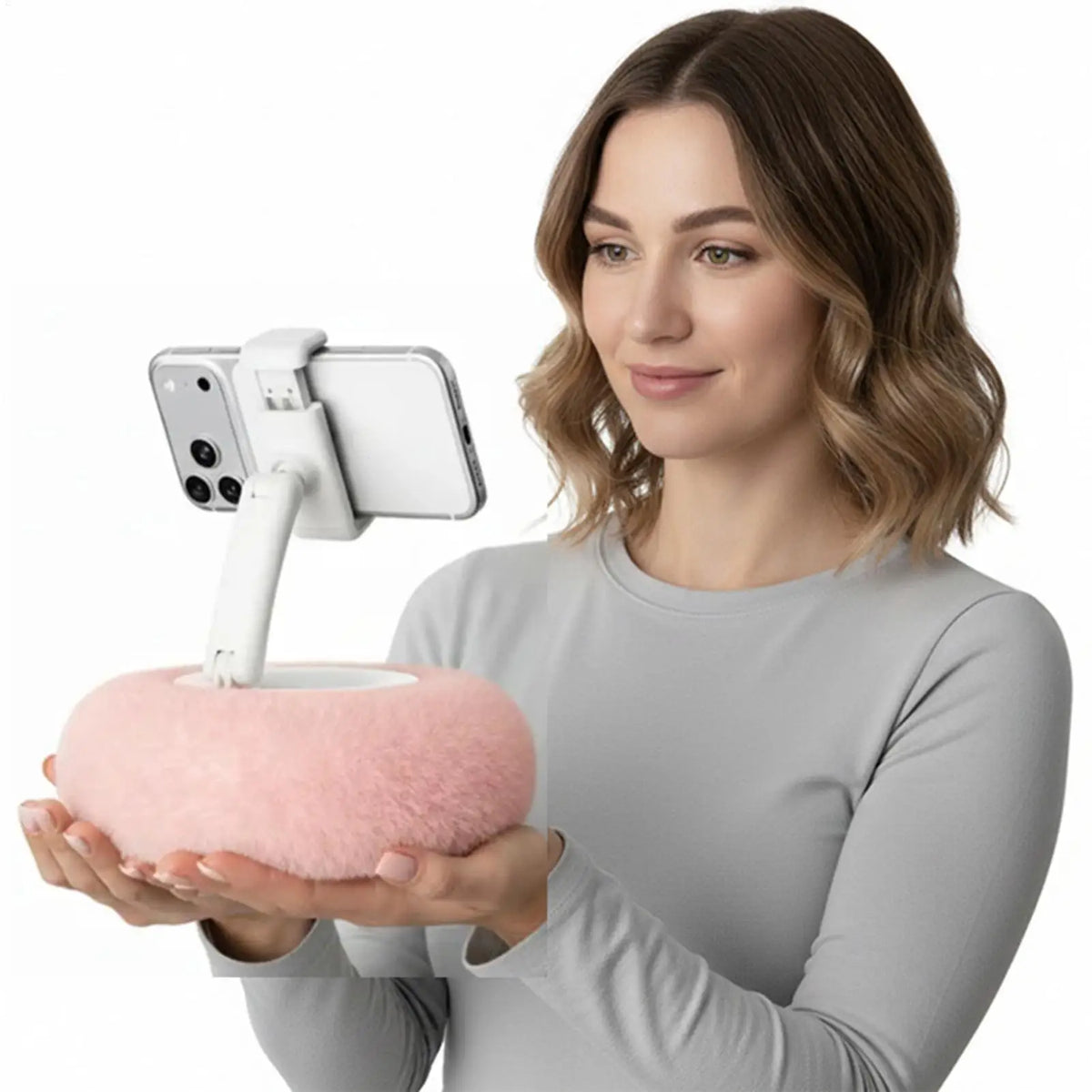 Plush Tablet Pillow Stand – Adjustable Phone & Tablet Holder Tablet Pillow Stand PLUSH