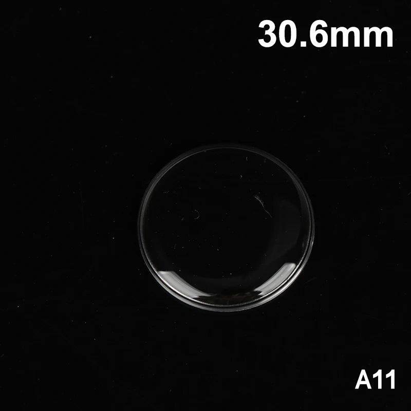 28mm–32.2mm Acrylic Watch Crystal Lens – Mirror Finish Cover Watch Crystal Lens PLUSH A11