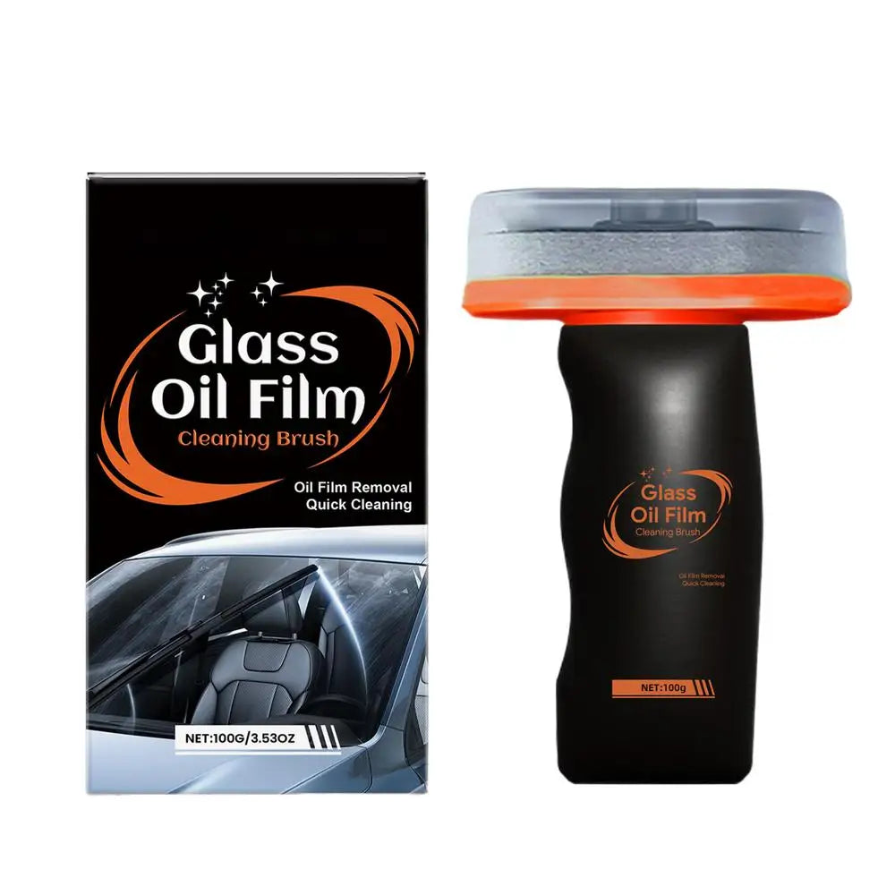 Car Windshield Oil Film Remover Cleaning Brush – Anti-Rain Car Glass Cleaner PLUSH 100g
