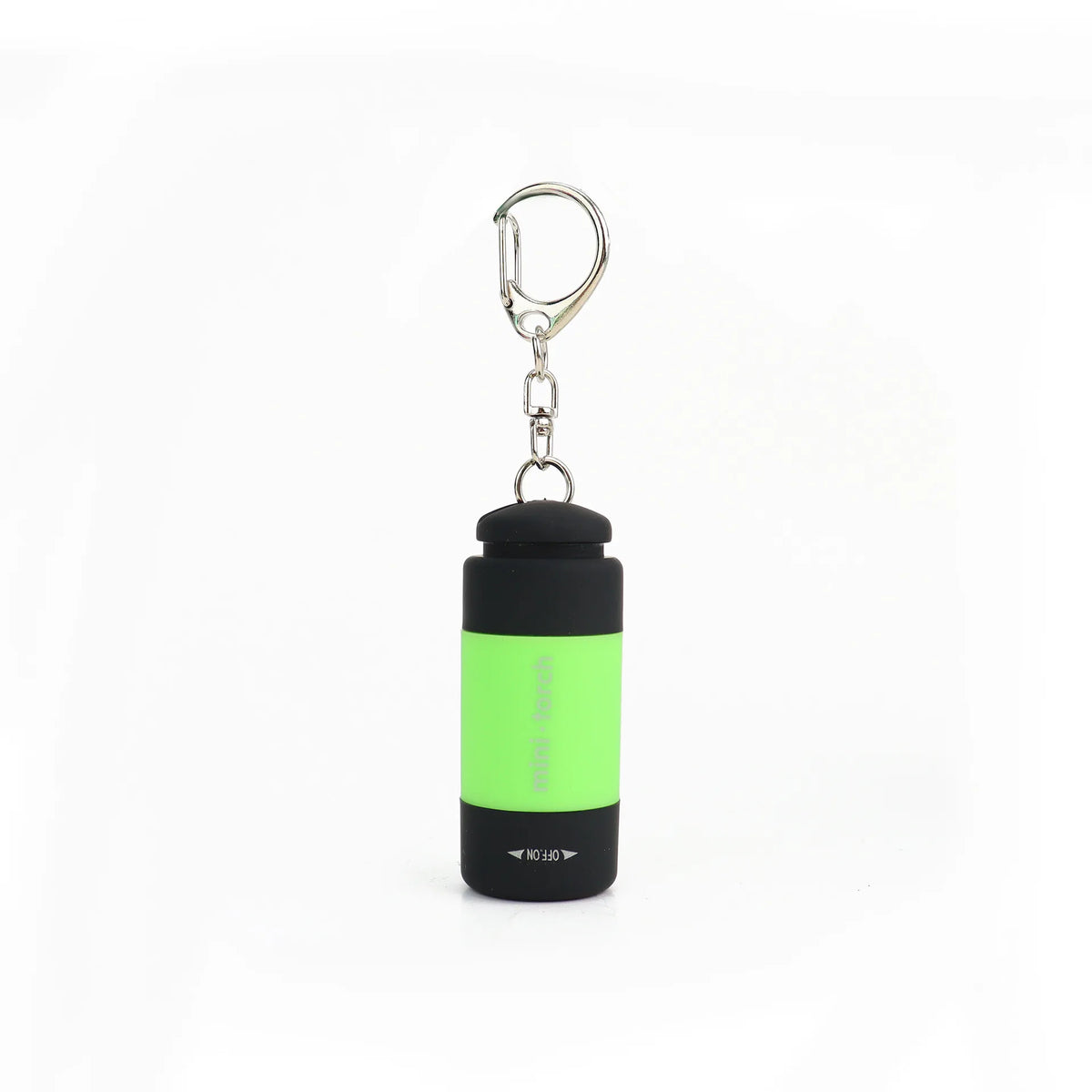 USB Rechargeable Mini LED Keychain Flashlight – Waterproof Keychain Flashlight PLUSH green