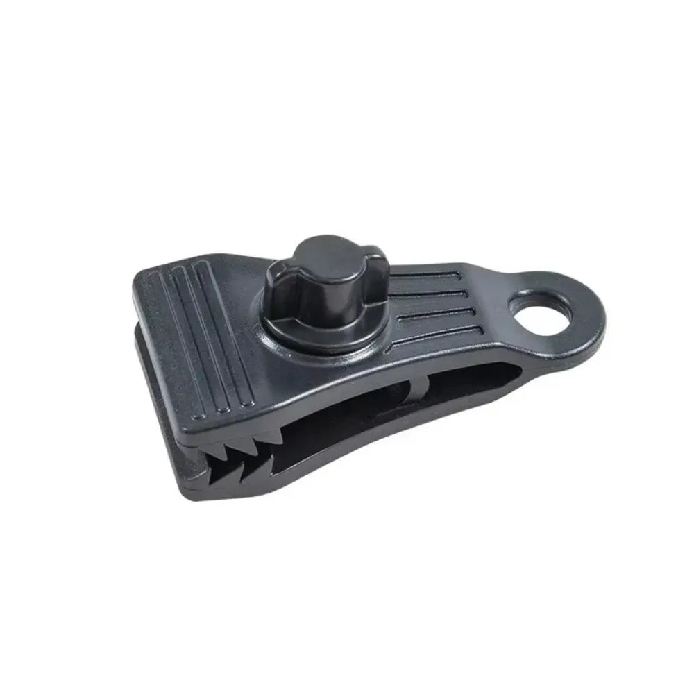 Heavy Duty Rubber Tarp Clips – Windproof Grip Clamps Tarp Grip Clips PLUSH Black