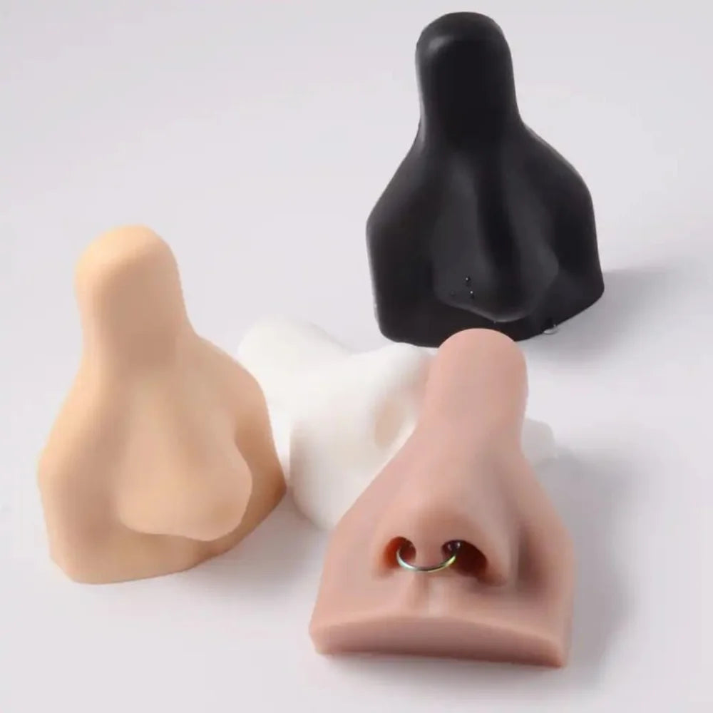 Silicone Nose Model Display Stand for Nose Studs & Jewelry Jewelry Display Stand PLUSH