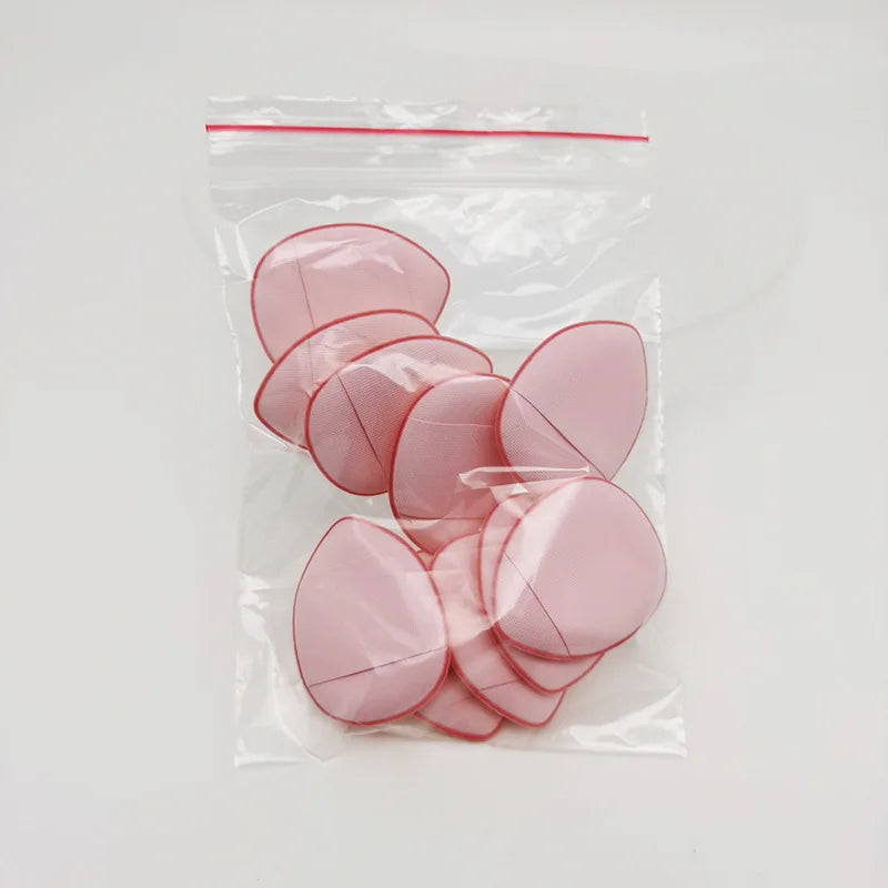Mini Cosmetic Cushion Puff Set – Foundation & Concealer Sponge Makeup Sponge Puff PLUSH Pink 10pcs OPP