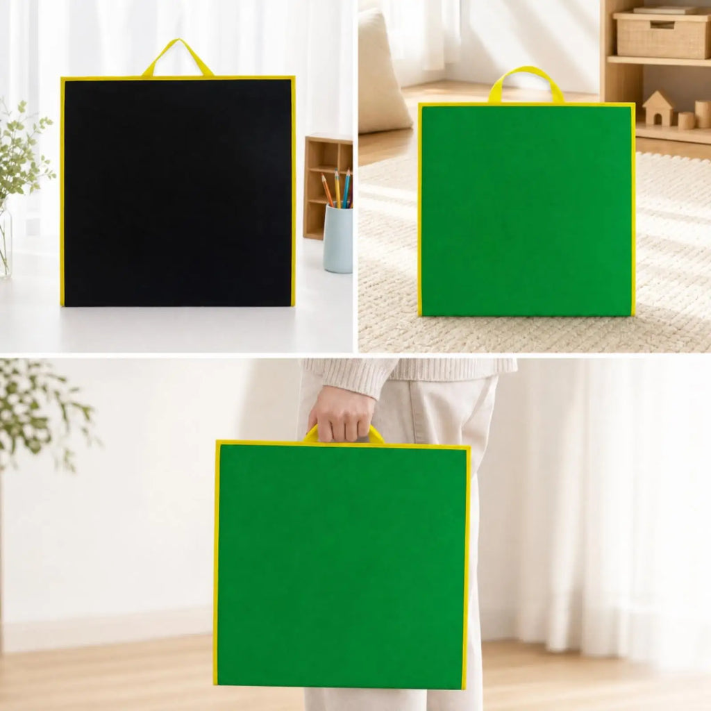 Double-Sided Felt Teaching Board Easel for Kids & Classrooms Felt Teaching Easel PLUSH