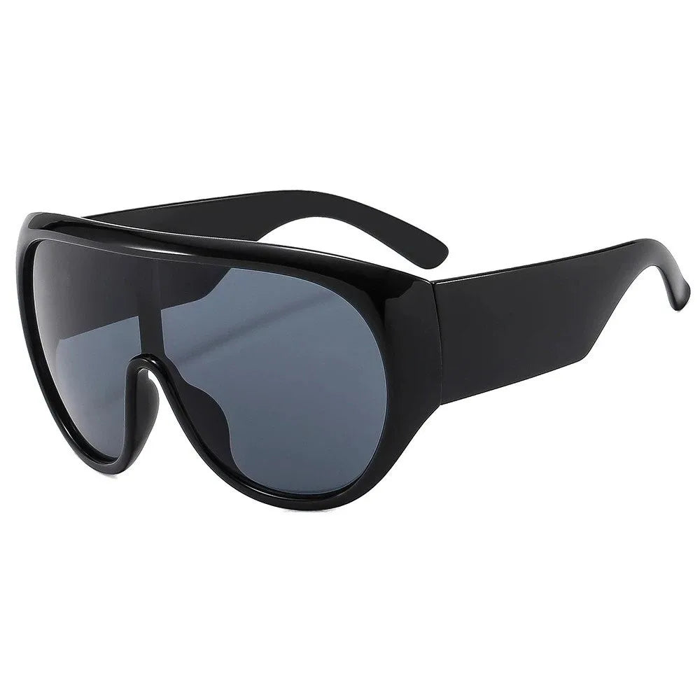 Oversized Square UV400 Sunglasses – Punk Vintage Style Women Oversized Sunglasses PLUSH Style A