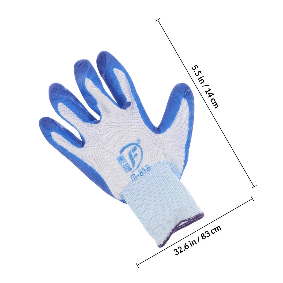3-Pack Nitrile Coated Garden Work Gloves for Men & Women Garden Work Gloves PLUSH