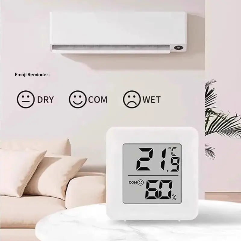 Mini LCD Digital Hygrometer – Indoor Temp & Humidity Gauge Digital Hygrometer PLUSH