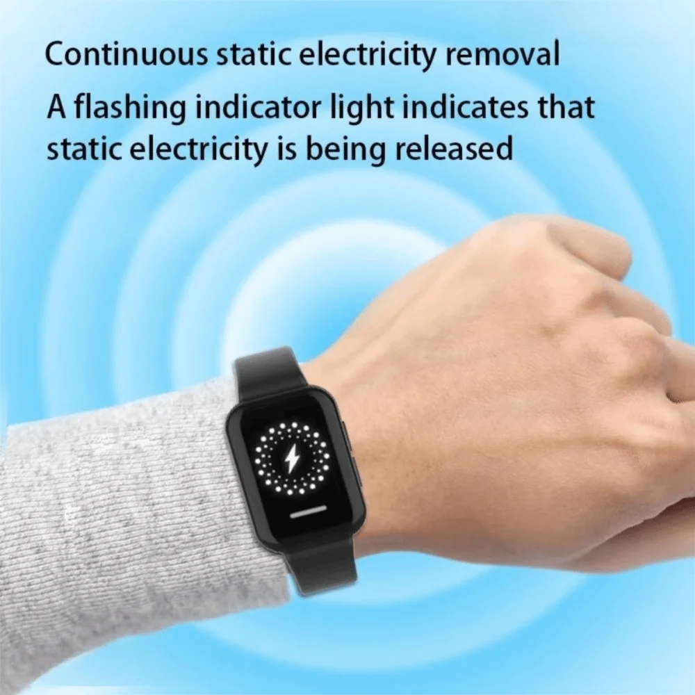 Anti-Static Silicone Wristband – Adjustable 27cm Buckle Bracelet Anti-Static Wristband PLUSH