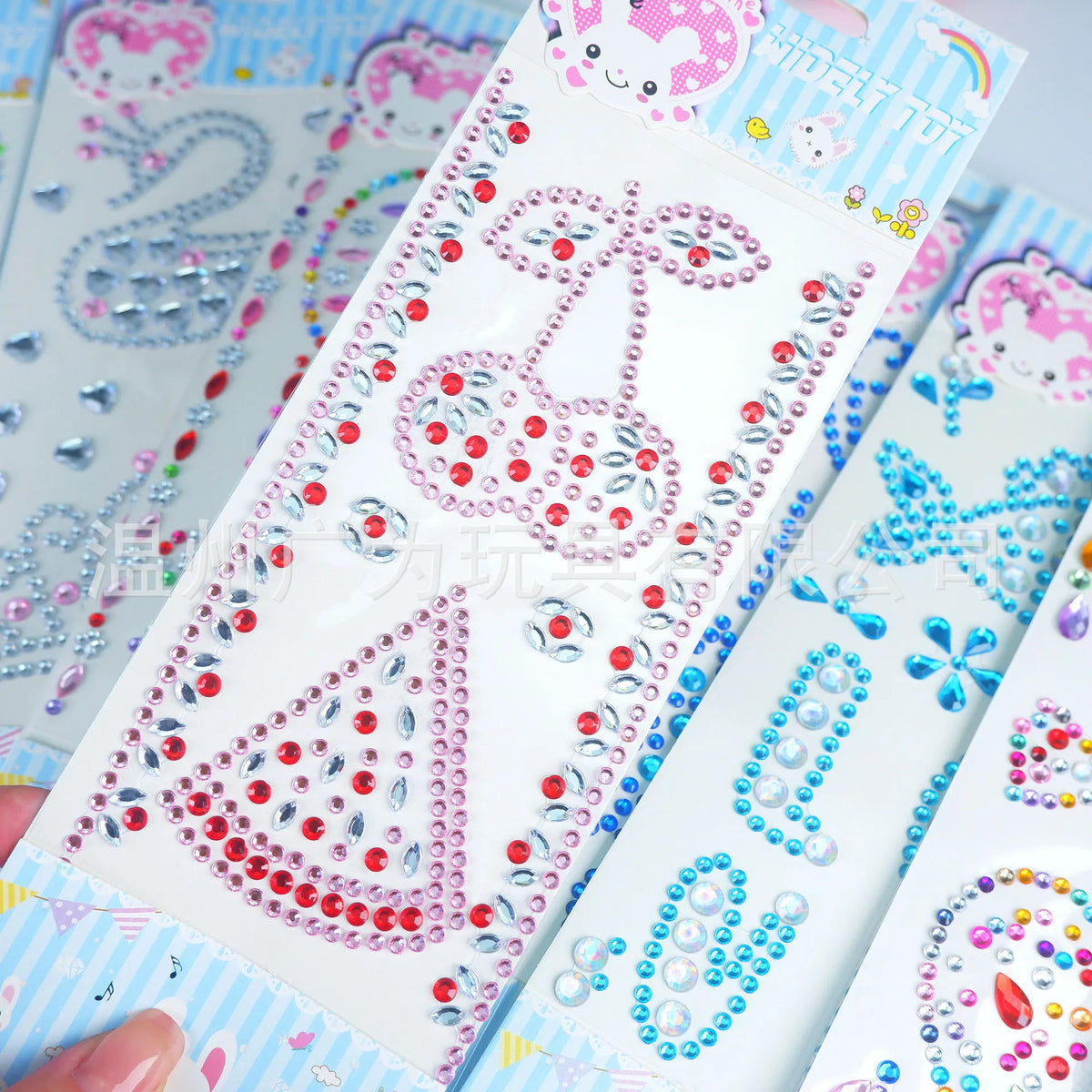 Colorful Rhinestone Gem Stickers – Self-Adhesive Face & Body Bling Gem Body Stickers PLUSH ytxdg