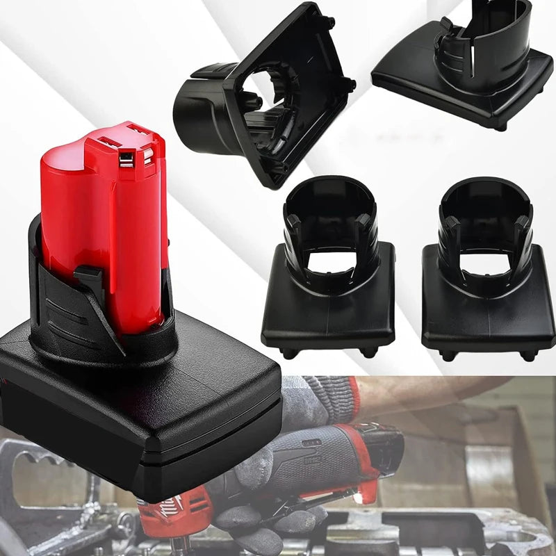 Milwaukee M12 12V Battery Plastic Shell Case Housing – No Cell Battery Shell Case PLUSH