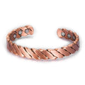 Vintage Twisted Copper Cuff Bracelet – Adjustable Alloy Bangle Cuff Bangle Bracelet PLUSH Copper