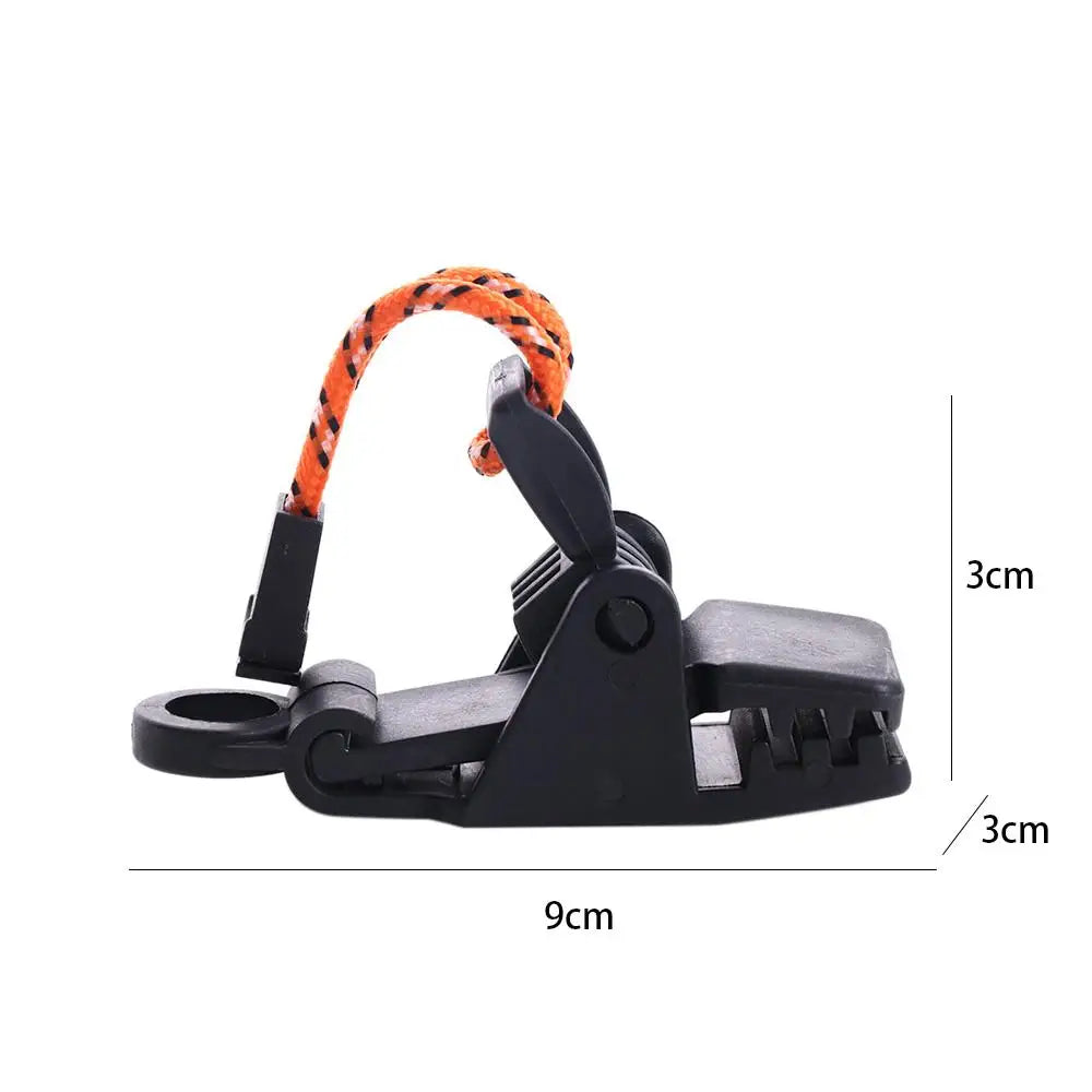 Windproof Tent Alligator Clip – Outdoor Tarp Clamp Tent Clip Clamp PLUSH