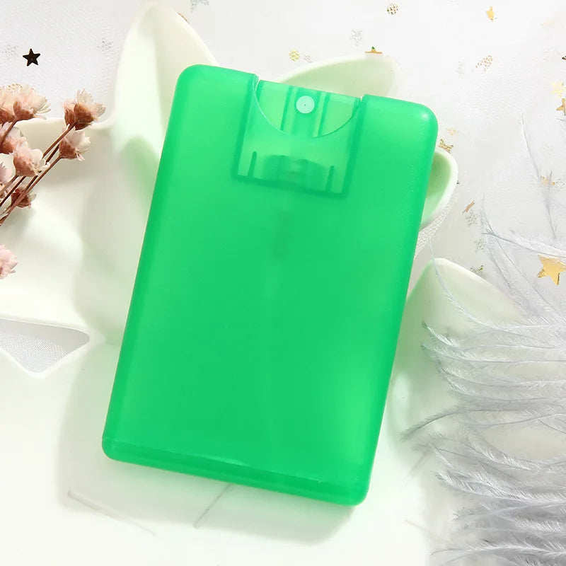 Macaron Mini Refillable Perfume Atomizer Spray Bottle 20ml Travel Spray Bottle PLUSH green