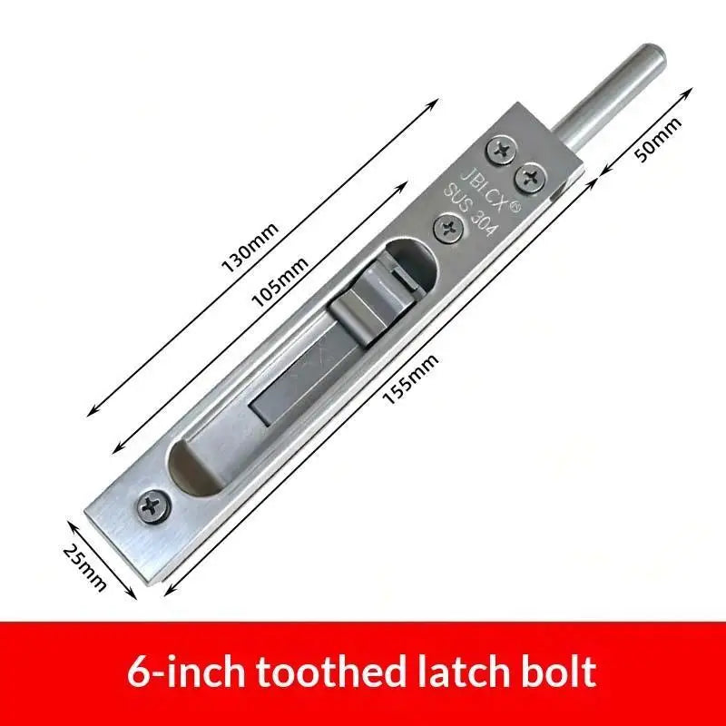 Stainless Steel Flush Bolt Security Lock – Multiple Sizes Door Flush Bolt PLUSH A4