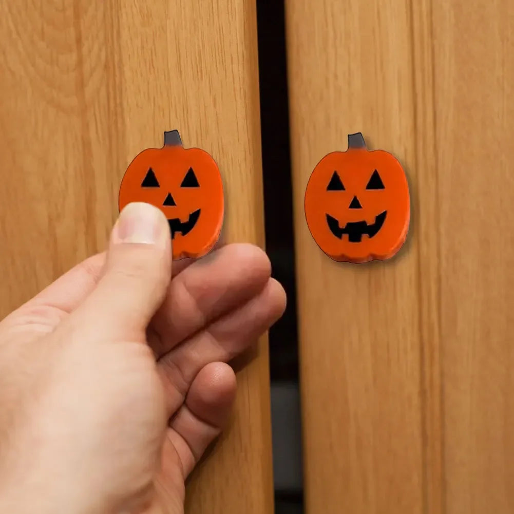 Halloween Pumpkin Silicone Cabinet Knob Covers – 5/10/15pcs Holiday Knob Covers PLUSH