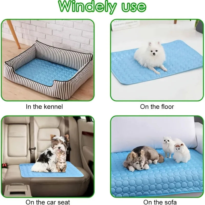 Pet Cool Mat – Breathable Mesh Dog & Cat Cooling Pad Pet Cooling Mat PLUSH