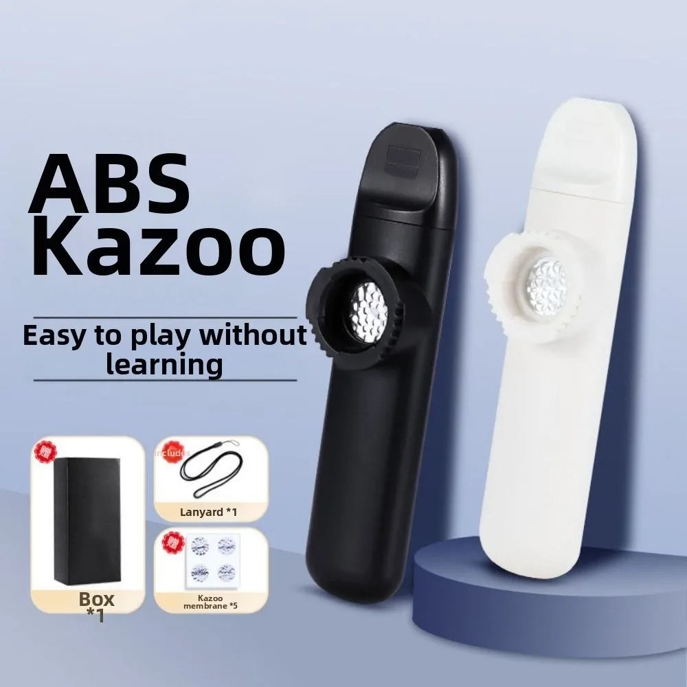 Professional Kazoo Wind Instrument with Lanyard & Diaphragms Kazoo Wind Instrument PLUSH