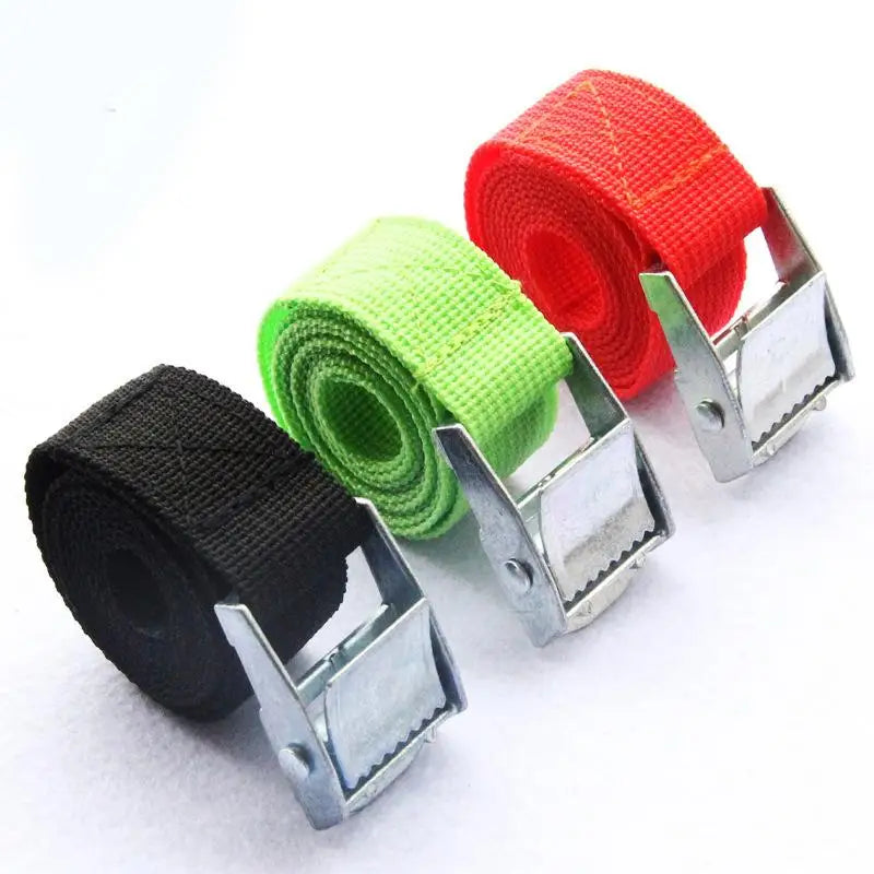 Adjustable Tie Down Cargo Strap 1–5M | PP Webbing Zinc Buckle Cargo Tie-Down Strap PLUSH