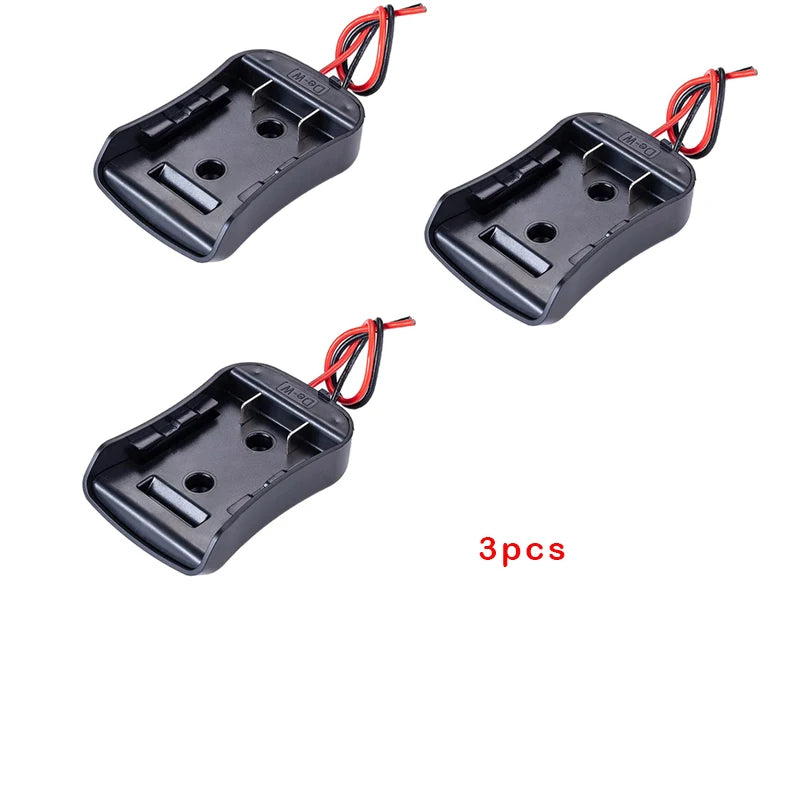 ZWINCKY 3/5pcs DeWalt 18V/20V Battery Adapter – 12AWG Connector Battery Adapter PLUSH 3 pc black China Mainland