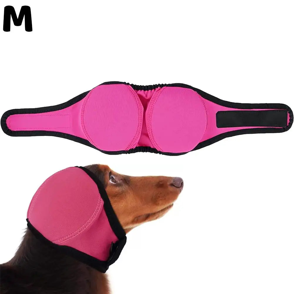 Dog Ear Wrap Noise Calming Head Cover | S, M & L Dogs Dog Ear Wrap PLUSH B