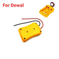 18V Battery Adapter for Makita Bosch Milwaukee DeWalt 14 AWG Battery Power Adapter PLUSH For Dewlt yellow China Mainland