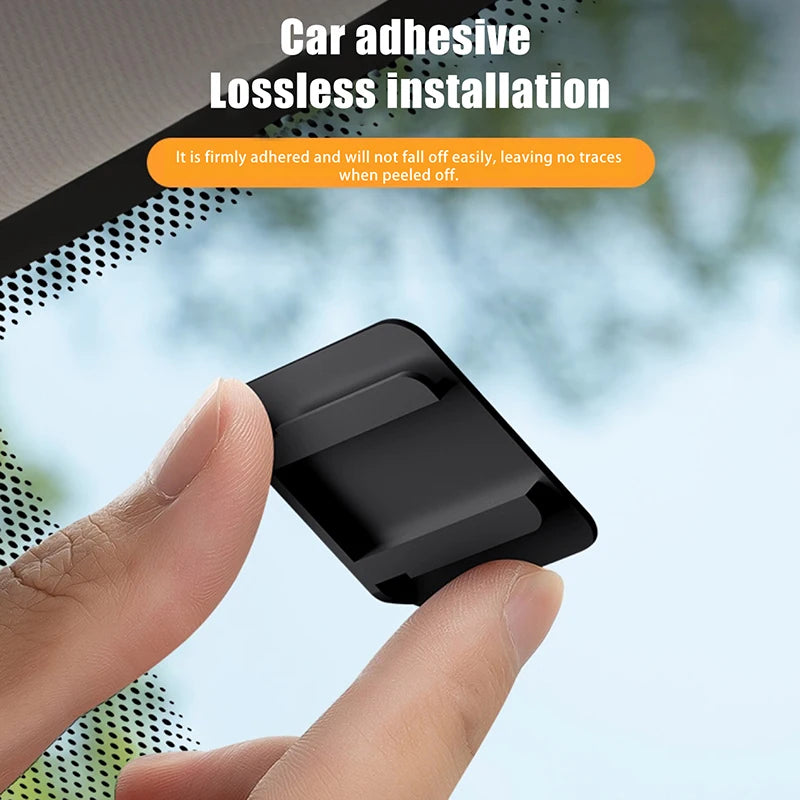 Removable Windshield Toll Pass Holder – Adhesive ETC Bracket Windshield Toll Holder PLUSH