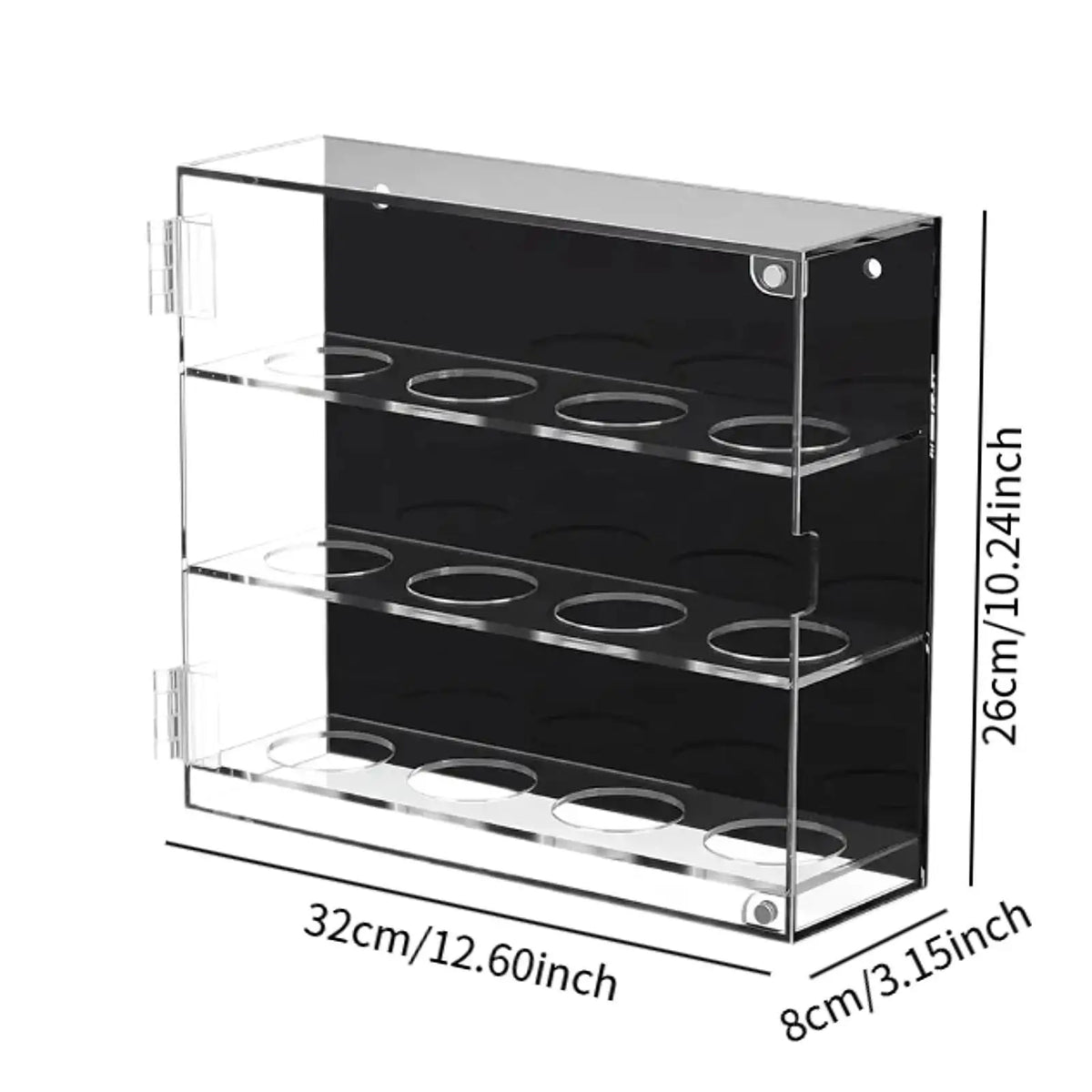 Clear Acrylic Golf Ball Display Case – Holds 12 Balls Ball Display Case PLUSH