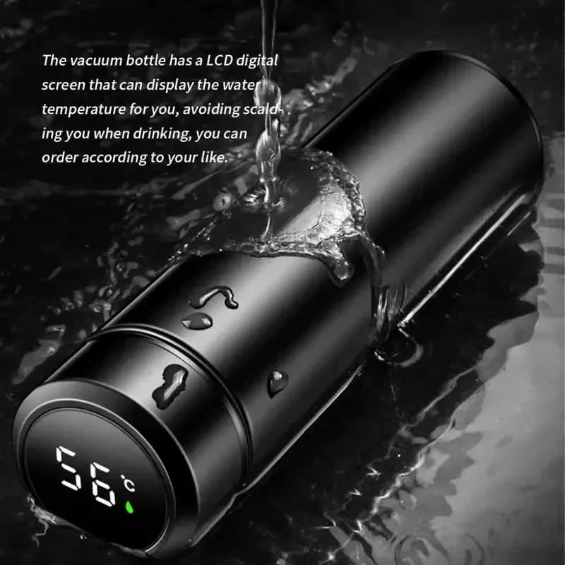 Smart Temp Display Thermal Mug – 500ml Stainless Steel Thermos Insulated Thermal Mug PLUSH