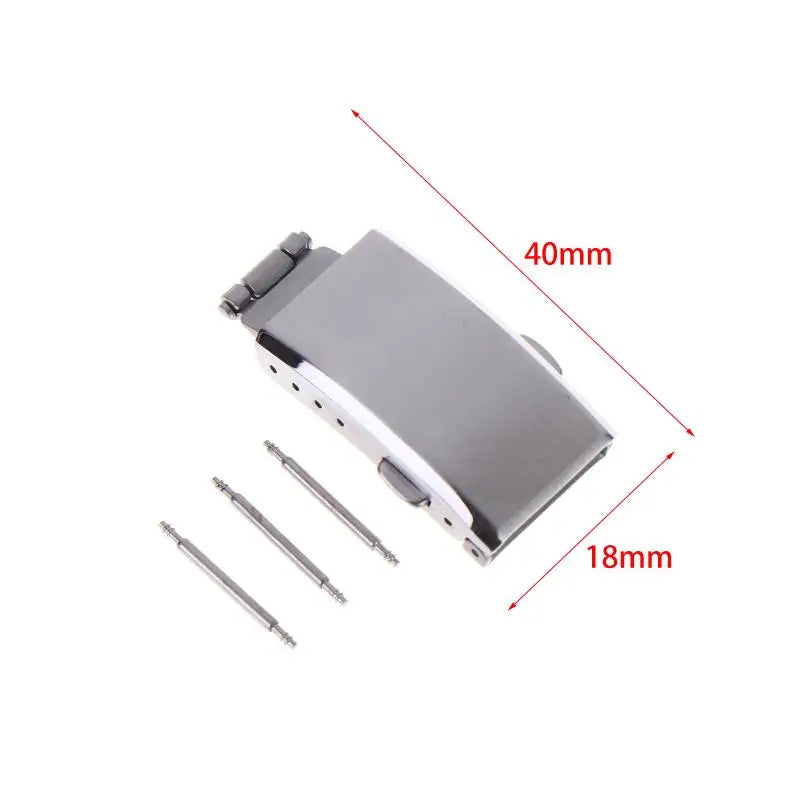 316L Stainless Steel Folding Watch Clasp 16/18/20/22mm Watch Band Clasp PLUSH 18MM