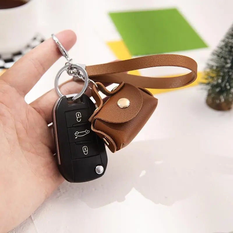 Kawaii Mini Handbag Keychain – PU Leather Coin Purse Charm Keychain Purse Charm PLUSH
