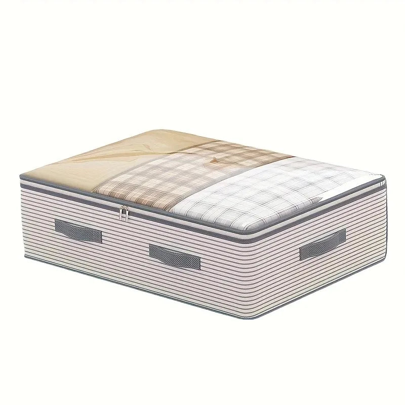 Large Non-Woven Storage Bag Clear Window – Under Bed Organizer Storage Organizer Bag PLUSH