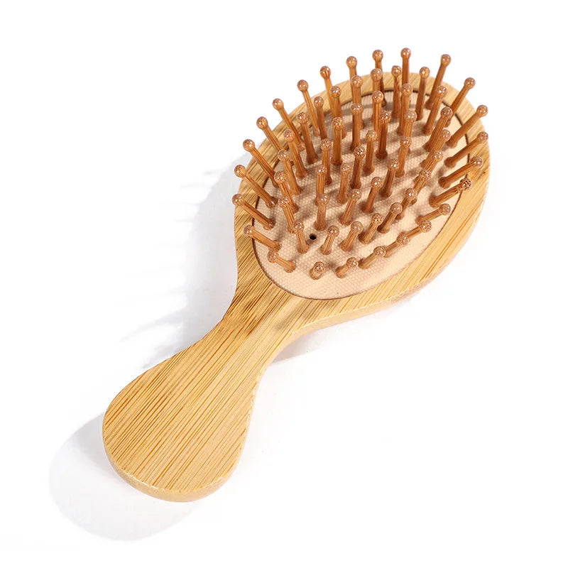 Bamboo Paddle Hair Brush – Detangler & Scalp Massager Bamboo Paddle Brush PLUSH S 14x6CM