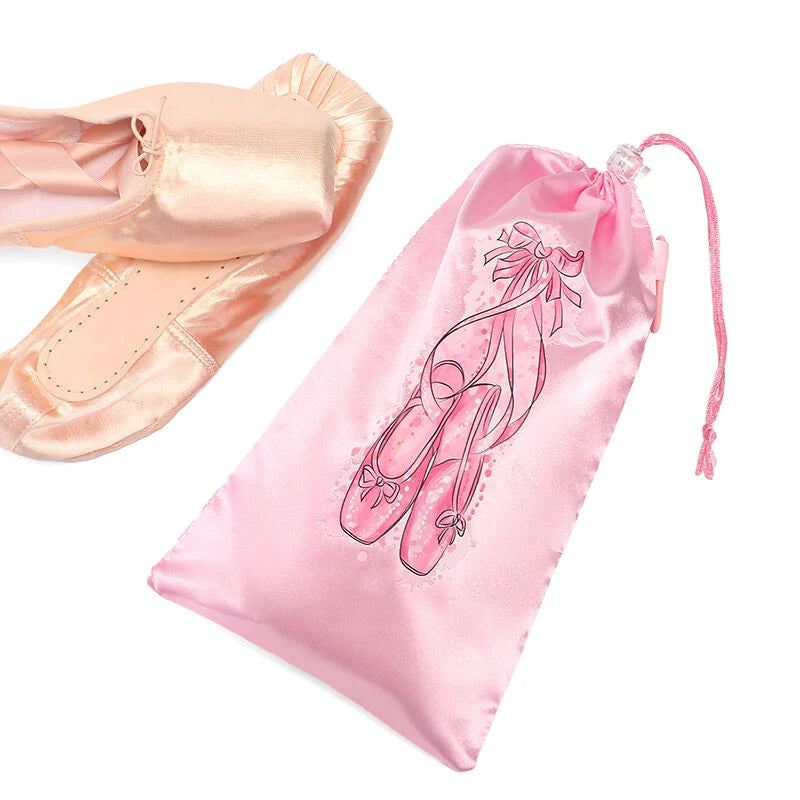 Mesh Dance Shoe Bag – Drawstring Ballet Organizer Pouch Dance Shoe Bag PLUSH