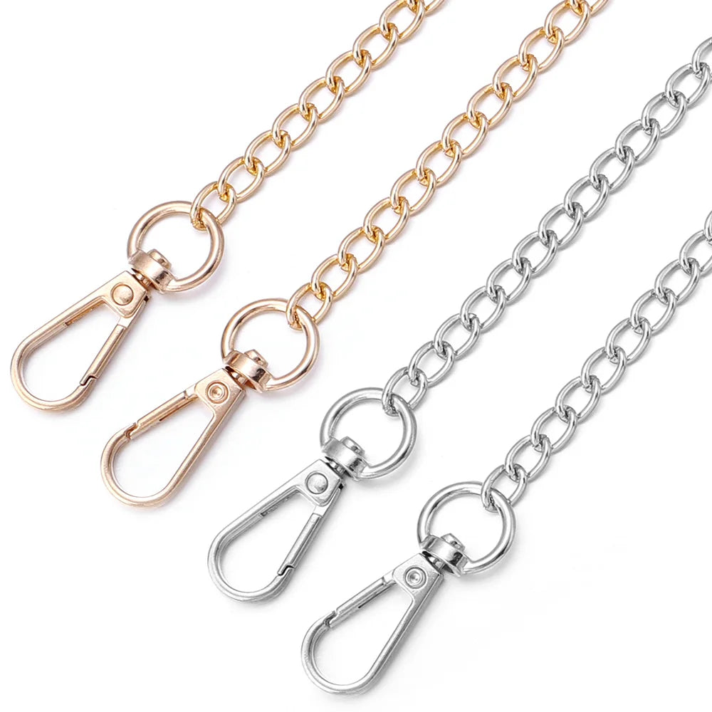 Aluminum O-Shape Chain 20–120cm Silver Gold | DIY Jewelry Jewelry Making Chain PLUSH
