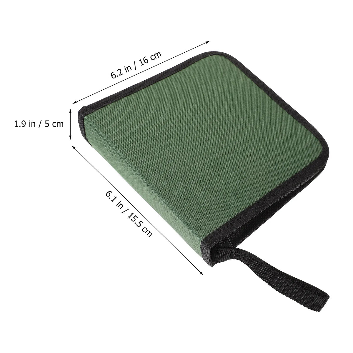 Foxnovo 40-Pocket CD DVD Organizer Bag | Zipper Disc Case CD DVD Organizer Bag PLUSH