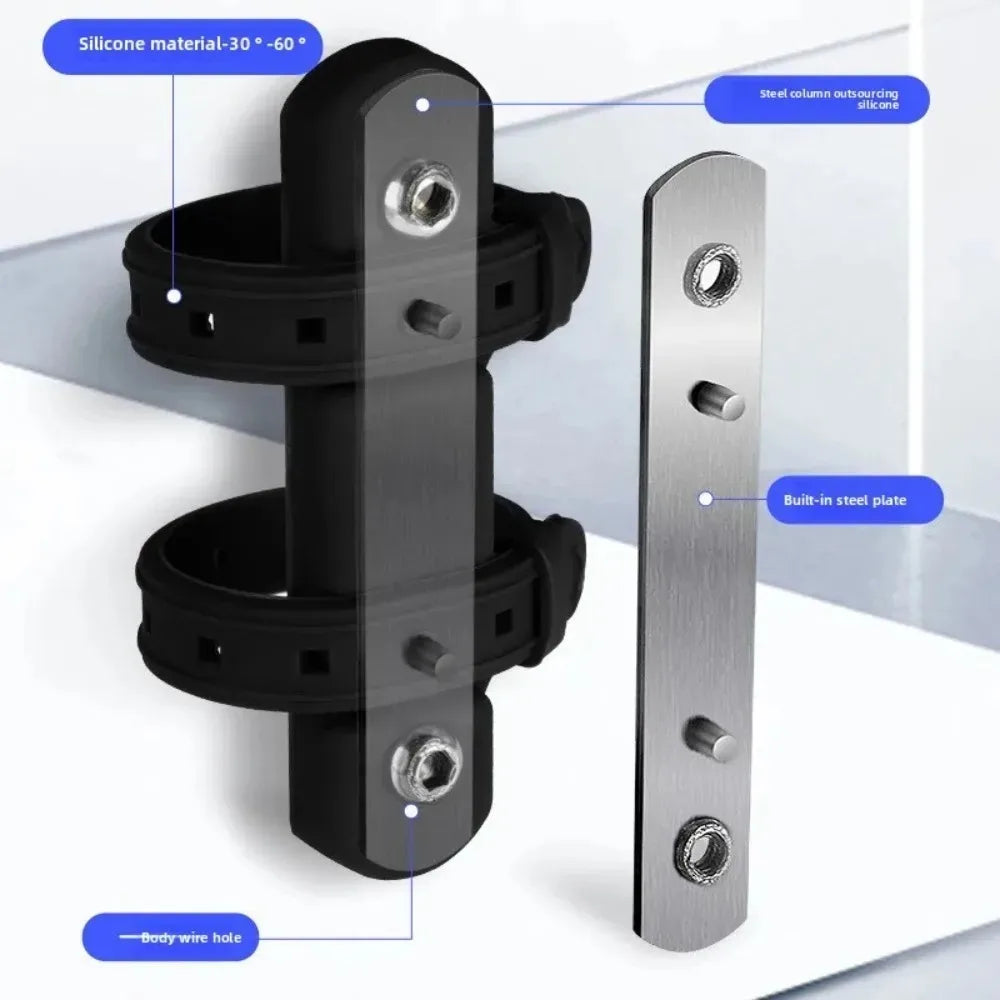 Silicone Bike Water Bottle Cage Strap Mount Adapter Bottle Cage Adapter PLUSH