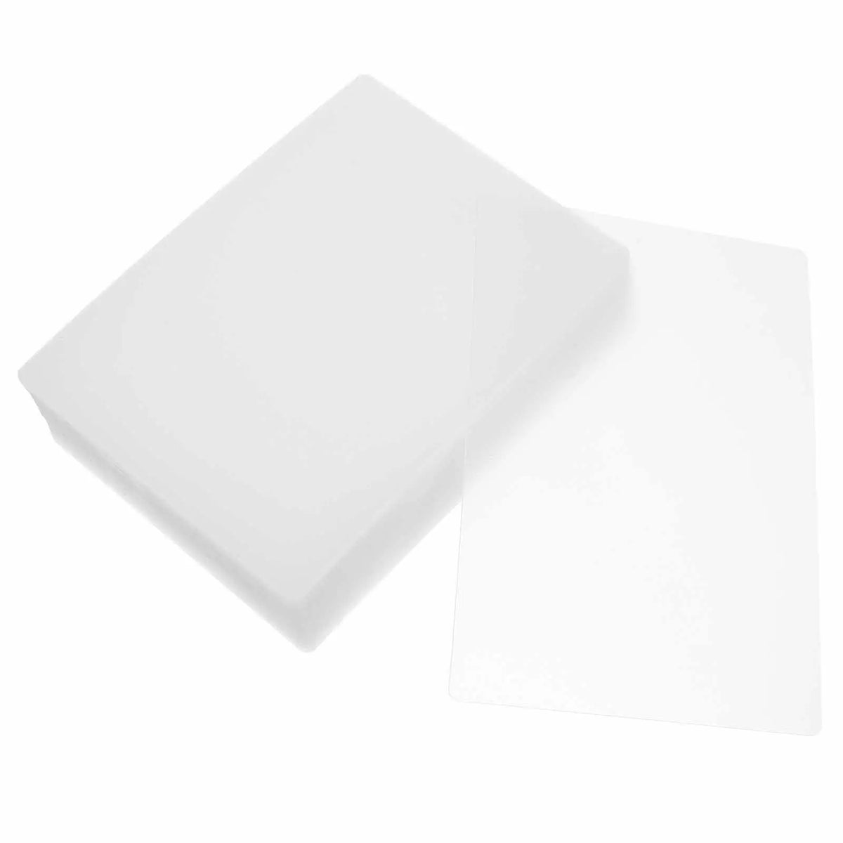 50Pcs Clear A4 Binding Covers – Waterproof Plastic Protector Sheets Binding Cover Sheets PLUSH