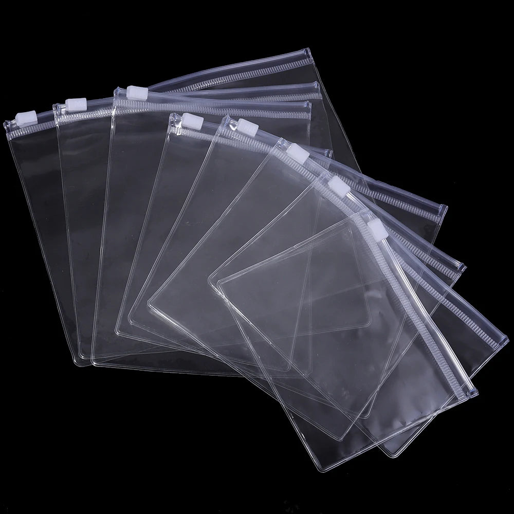 10pcs Clear PVC Zip-Lock Bags – Jewelry & Bead Storage Pouches Jewelry Storage Pouches PLUSH