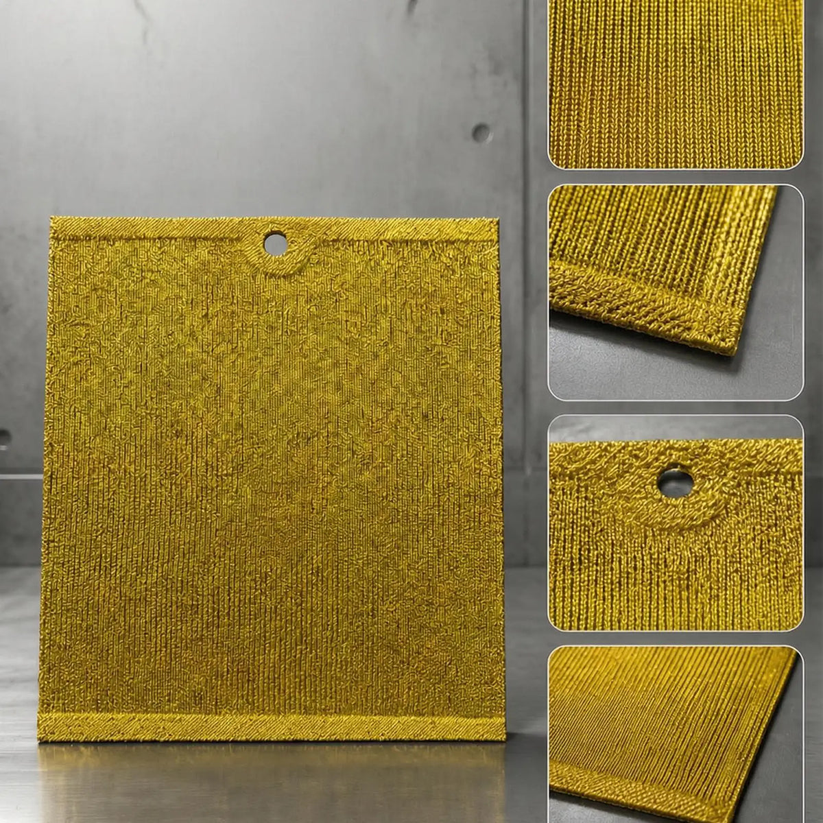 3-Pack Non-Scratch Wire Dishcloths – Kitchen Scrub Rags Kitchen Scrub Cloth PLUSH