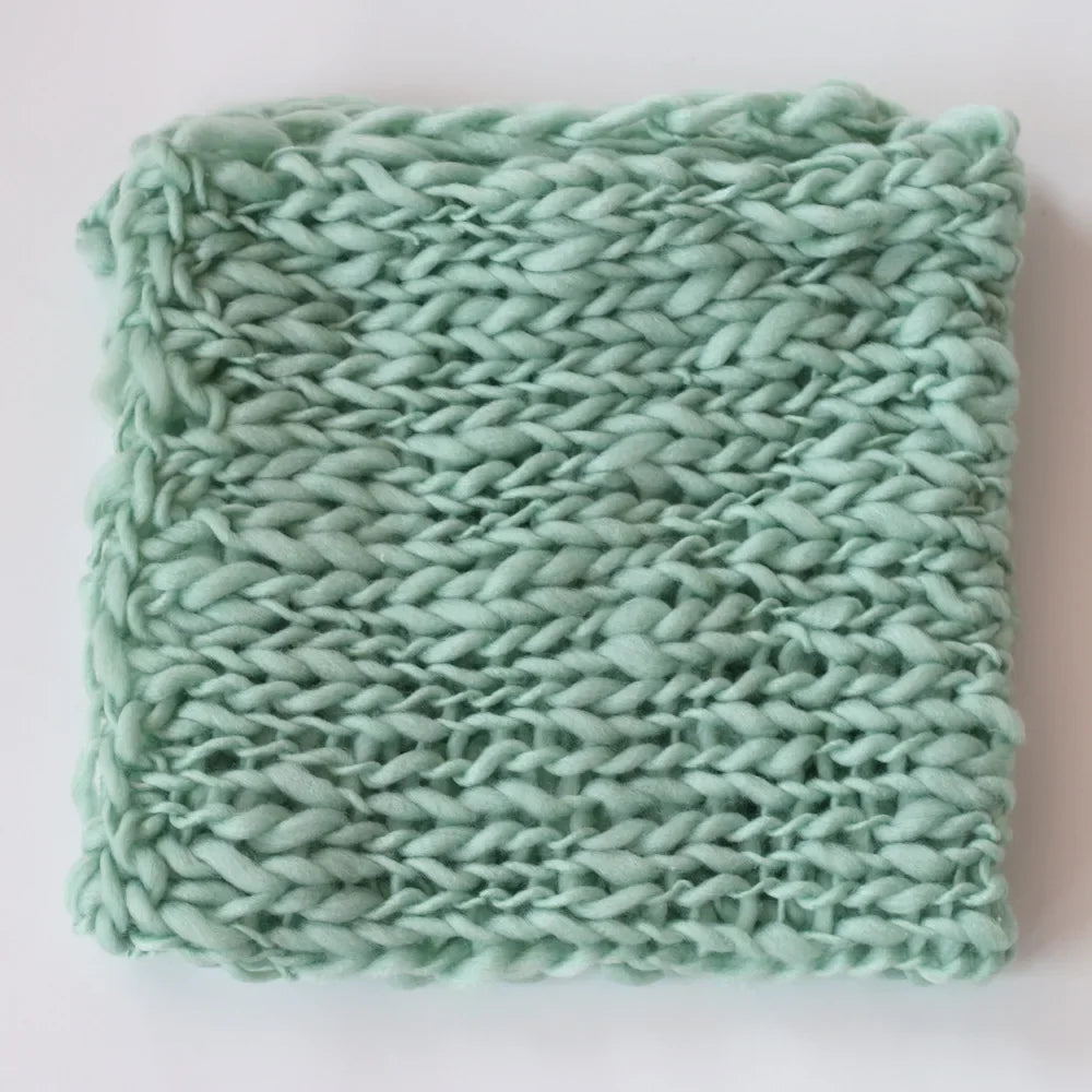 Newborn Photography Prop Blanket – Handmade Flokati Weave Mat Baby Photo Prop PLUSH 4