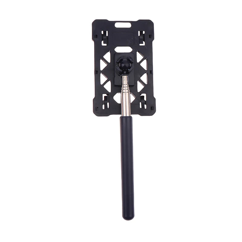 Telescopic Contactless Toll Card Holder Stick | Adjustable Rod Car Card Holder Stick PLUSH Black