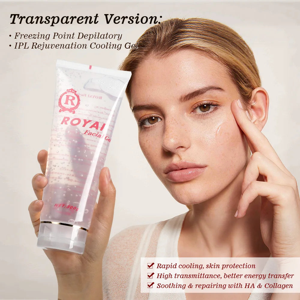 300g RF Conductive Gel for Beauty Devices | Clear, Red & Gold Conductive Beauty Gel PLUSH