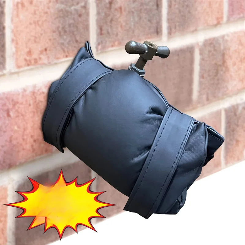 Outdoor Faucet Cover – Anti-Freeze Winter Insulator | Cotton Faucet Insulator Cover PLUSH
