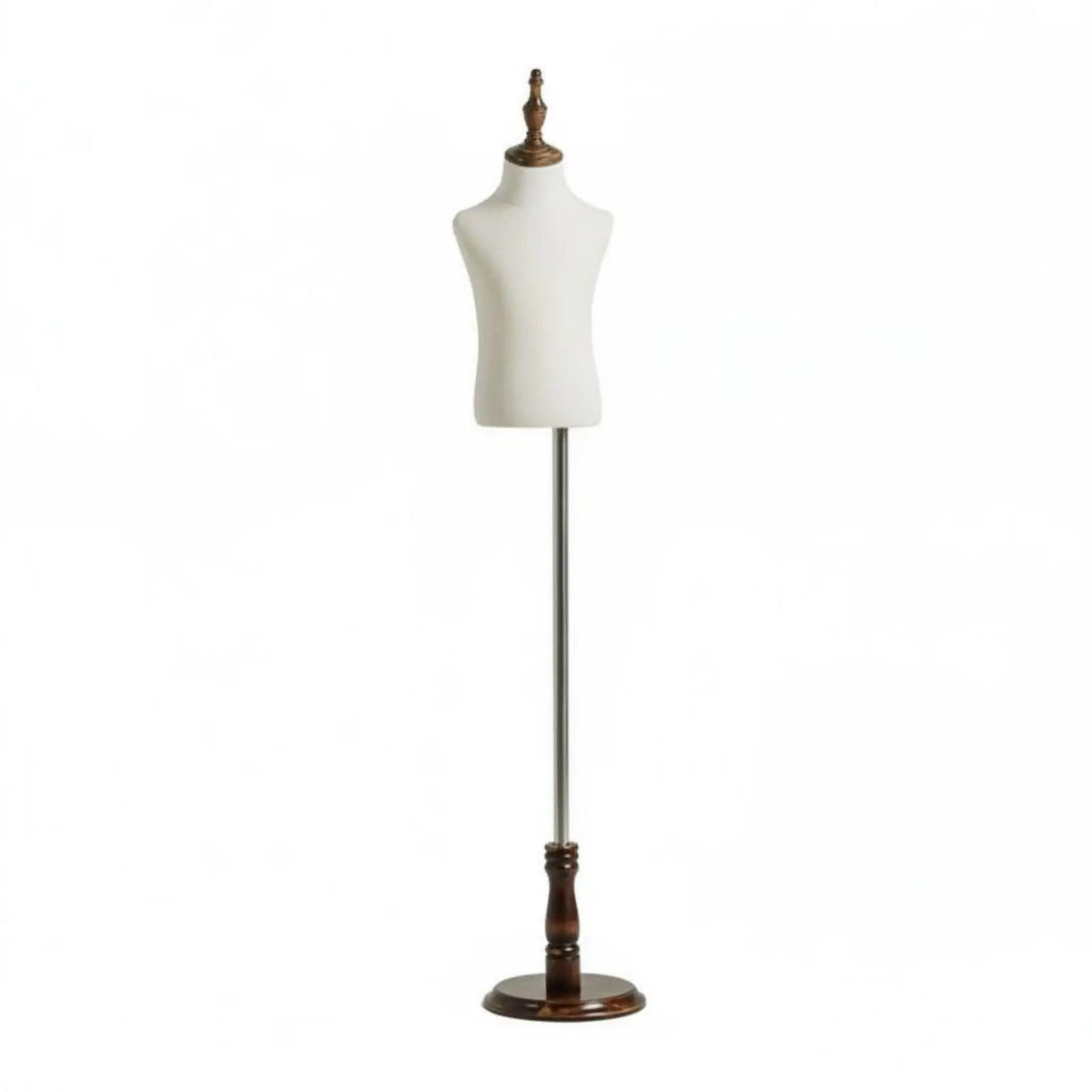 Half Body Kids Mannequin – Cotton Linen Cover & Wood Base Children's Mannequin PLUSH