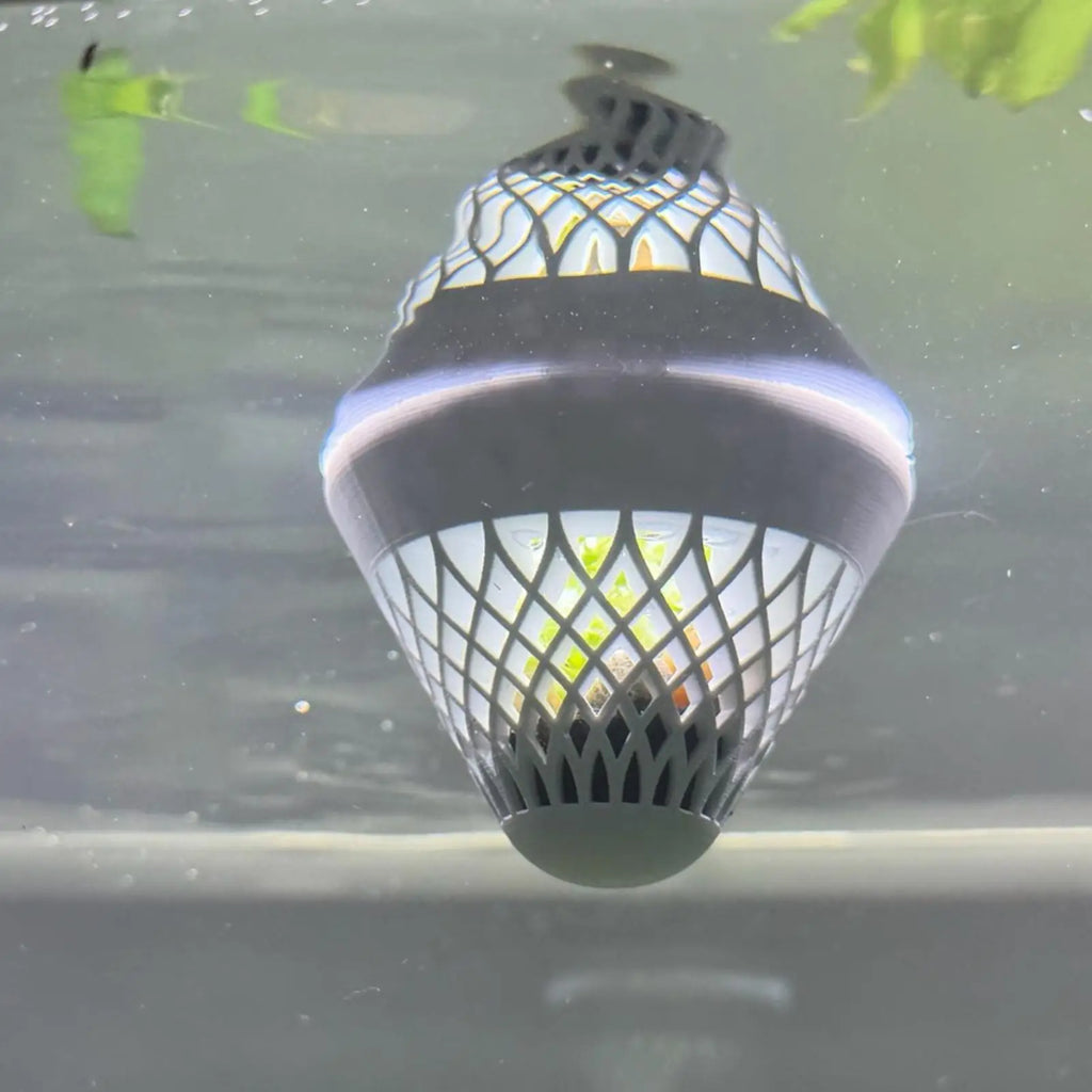 Aquarium Floating Cave Hideout & Feeding Ring – Betta & Shrimp Aquarium Hideout Accessory PLUSH