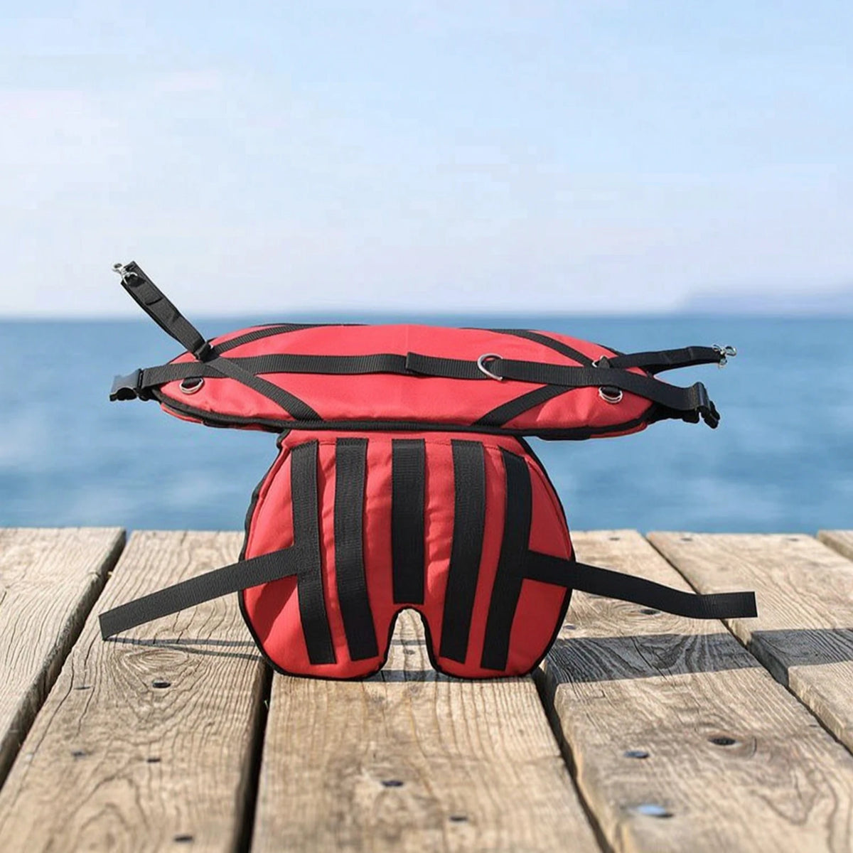 Fishing Waist Belt with Seat Cushion & Rod Holder | Adjustable Fishing Waist Belt PLUSH